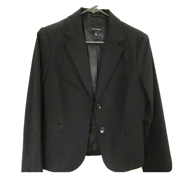 The Limited Jackets & Blazers - Limited Blk 2-Button Blazer. Sz 8. Modern Stretch